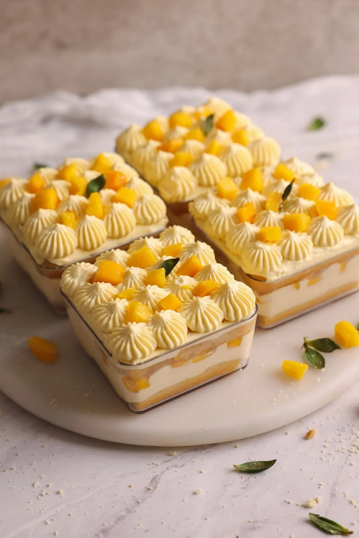 Mango Coconut Tiramisu