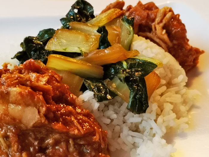 Pindakip uit de slowcooker