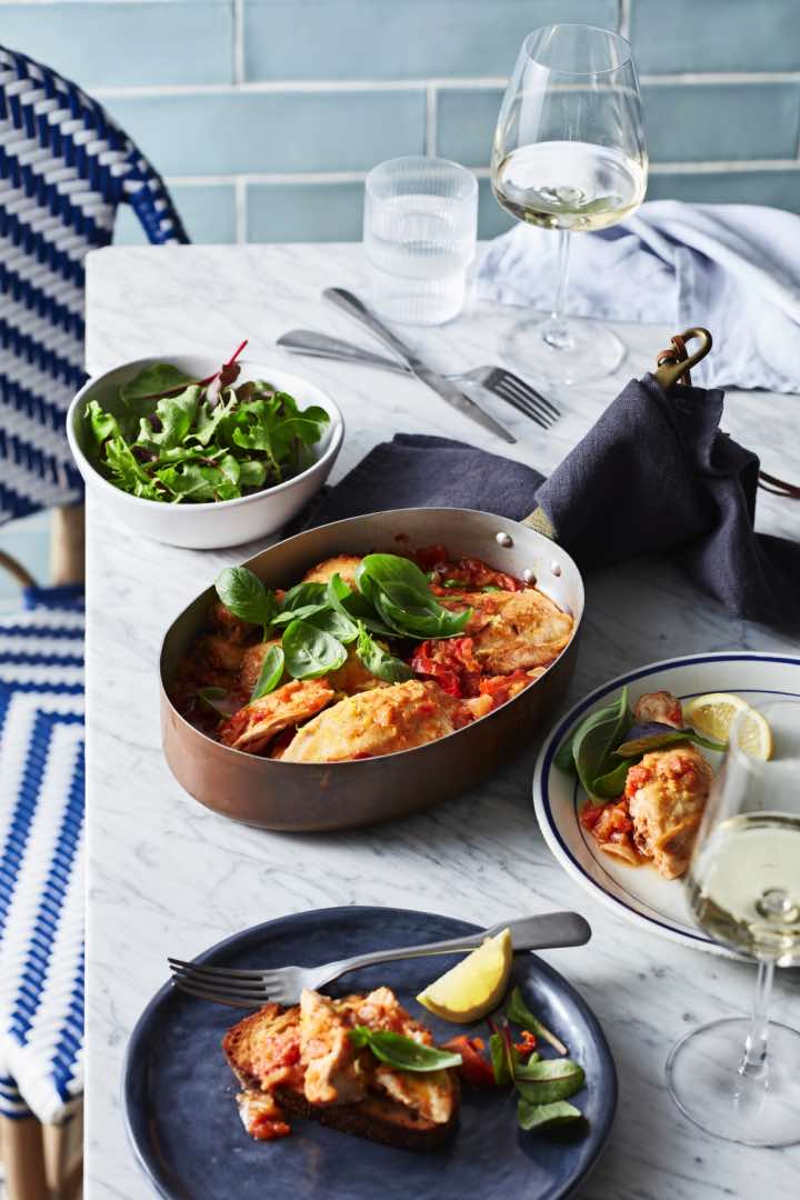Poulet Basque: Baskische kipstoof