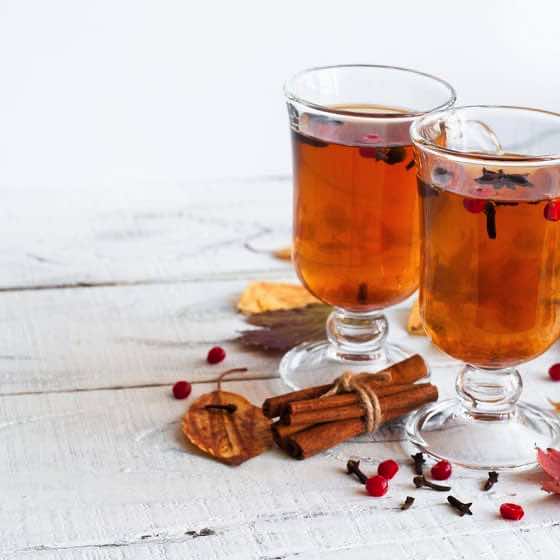 Witte glühwein