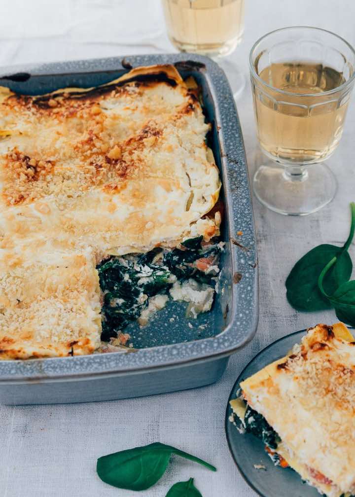 Zalm lasagne