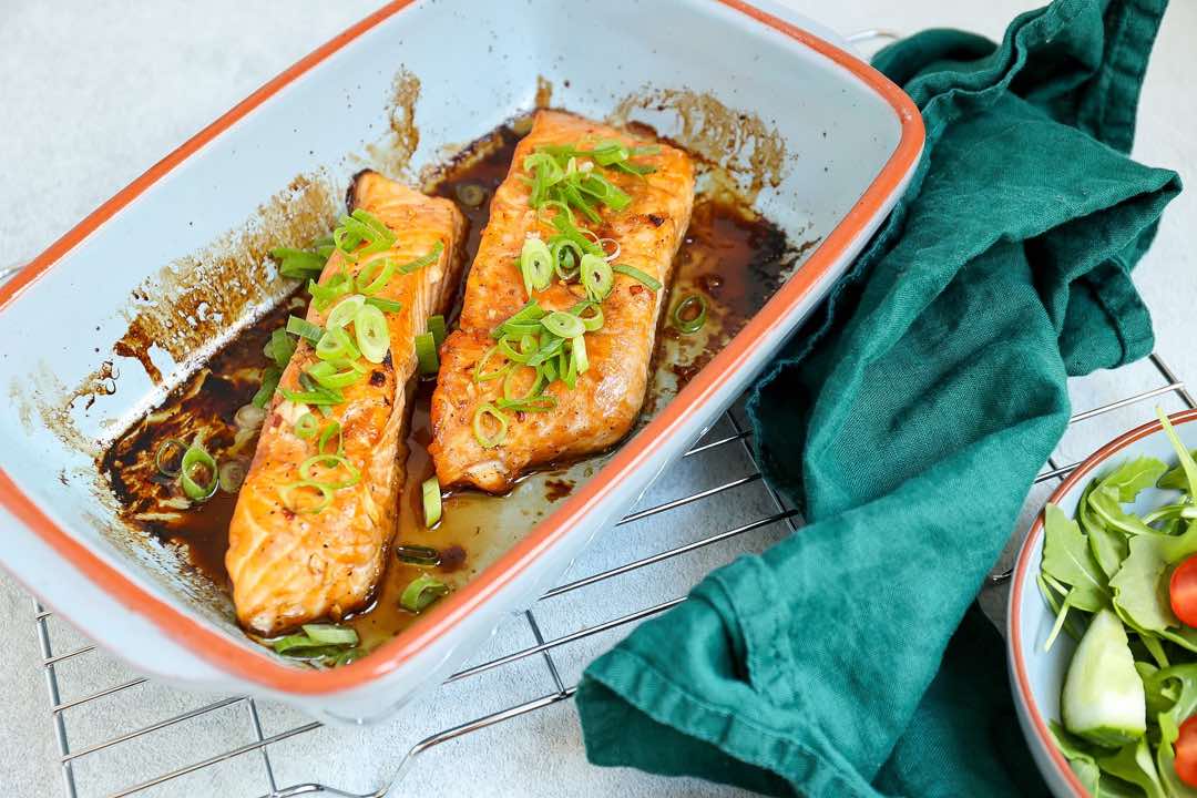 Zalm uit de oven